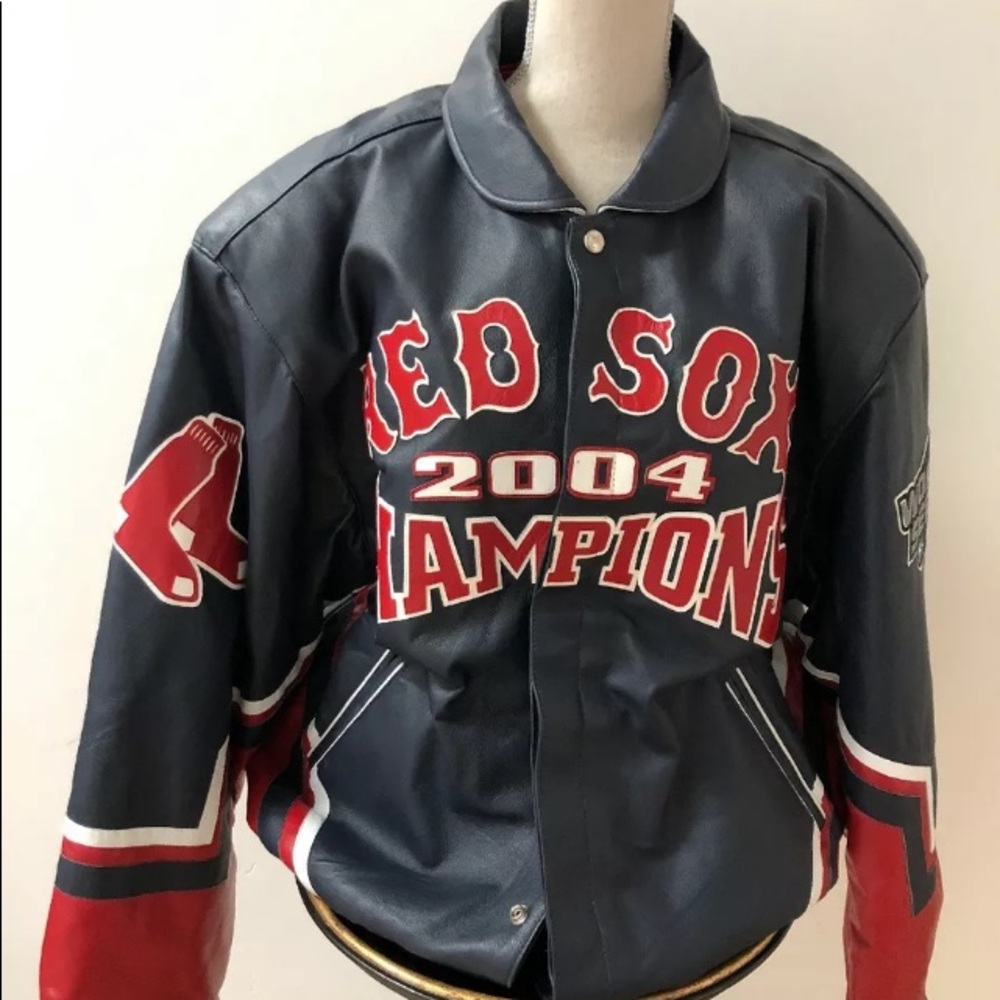 2004 World Series leather jacket, bought at Game!